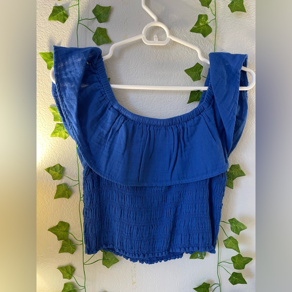 Croped vacay shirt from oldnavy